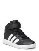 Grand Court Mid K Sport Sneakers High-top Sneakers Black Adidas Sports...