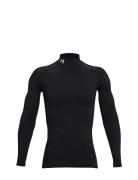 Ua Cg Armour Comp Mock Sport T-shirts Long-sleeved Black Under Armour