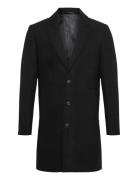 Jjeharrison Wool Coat Sn Ullfrakk Frakk Black Jack & J S