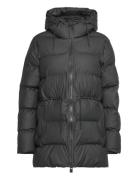 Alta Long Puffer String W Jacket W3T4 Fôret Kåpe Black Rains