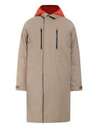 Malik Usx Parka Parkas Jakke Beige Didriksons