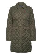 Water-Repellent Quilted Coat Vattert Jakke Green Polo Ralph Lauren