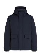 Rockie Down Hooded Jacket Ullfrakk Frakk Navy Tommy Hilfiger