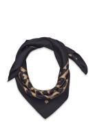 Coach Script Leopard Printed Silk Bandana Accessories Scarves Lightwei...