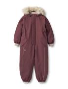 Snowsuit Moe Tech Outerwear Coveralls Snow-ski Coveralls & Sets Purple...