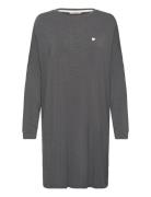 Softness Ls Nightshirt Nattkjole Grey Missya