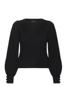 Joana Merino Sweater Tops Knitwear Jumpers Black Ella&il