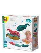 Bath Time - Fish In A Row Toys Bath & Water Toys Bath Toys Multi/patte...