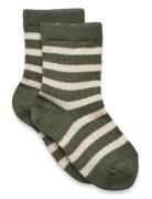 Elis Socks Sokker Strømper Khaki Green Mp Denmark