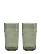 Glass, Rain, Green Home Tableware Glass Drinking Glass Green House Doc...