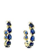 Cornelia Small Ear Accessories Jewellery Earrings Hoops Blue Pipol's B...