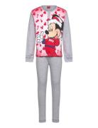 Pyjama Pyjamas Sett Grey Mickey Mouse