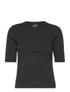 Sense Half Sleeve Top Sport T-shirts & Tops Short-sleeved Black Aim´n