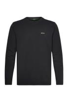 Tee Long Sport T-shirts Long-sleeved Black BOSS