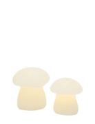 Elvina Svampe, 2 Stk. Home Lighting Lamps Table Lamps White Sirius Hom...