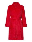 Lrl L/S Shawl Collar Robe Short Morgenkåpe Red Lauren Ralph Lauren Hom...