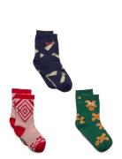 Fun Long Socks Pack X 3 Socks & Tights Socks Green Bobo Choses