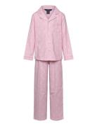 Sl-Sleepwear Pyjamas Sett Pink Polo Ralph Lauren