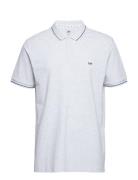 Pique Polo Tops Shirts Short-sleeved White Lee Jeans