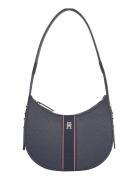 Th Legacy Shoulder Bag Bags Top Handle Bags Navy Tommy Hilfiger