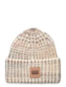 W Chunky Space Dye Beanie Accessories Headwear Beanies Cream UGG