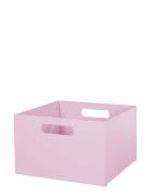 Wooden Toy Box Home Kids Decor Storage Storage Boxes Pink ROBA