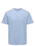 Onsmax Life Ss Stitch Tee Noos Tops T-shirts Short-sleeved Blue ONLY &...