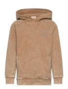 Sweatshirt Ls St Washed Tops Sweat-shirts & Hoodies Hoodies Beige Miny...