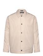 Tibor Tech Overshirt Tops Overshirts Cream J. Lindeberg