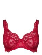 Daisy Non-Padded Underwired Bra Lingerie Bras & Tops Wired Bras Red Hu...