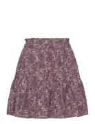 Skirt Dobby Gold Dresses & Skirts Skirts Short Skirts Pink Creamie