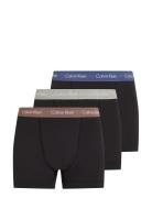 Trunk 3Pk Boksershorts Black Calvin Klein