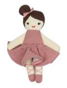 Pocket Friend - Ballerina Toys Soft Toys Stuffed Toys Pink Fabelab