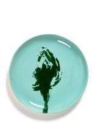 Plate M Azure Artichoke Green Feast By Ottolenghi Set/2 Home Tableware...