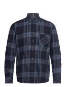 Rickert_M Tops Shirts Casual Navy BOSS