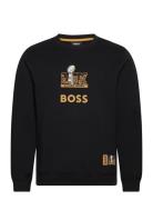 Wilkins_Nfl Tops Sweat-shirts & Hoodies Sweat-shirts Black BOSS