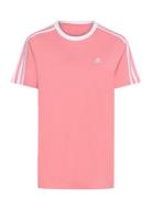 Essentials 3-Stripes T-Shirt Sport T-shirts & Tops Short-sleeved Pink ...