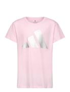 Jg Glam T Tops T-shirts Short-sleeved Pink Adidas Sportswear