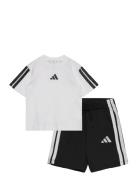 Lk 3S T-Set 160 Sets Sets With Short-sleeved T-shirt White Adidas Spor...