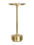 Fina - Table Lamp, Brass, Rechargeable, 13 X 13 X 28,5 Cm Home Lightin...