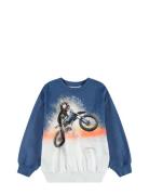 Monti Tops Sweat-shirts & Hoodies Sweat-shirts Blue Molo