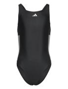 Adidas Cut 3 Stripes Swimsuit Sport Swimsuits Black Adidas Performance