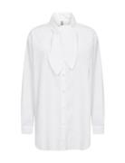 Sc-Netti Tops Shirts Long-sleeved White Soyaconcept