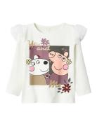 Nmfdamina Peppa Ls Top Cplg Tops T-shirts Long-sleeved T-shirts White ...