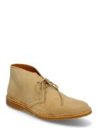 Biaoliver Desert Boot Suede Semskede Boots Snøresko Beige Bianco