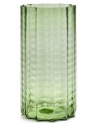 Vase N°3 Green Transparent Waves Home Decoration Vases Big Vases Green...