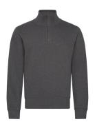 Sacker Rib Half Zip Tops Sweat-shirts & Hoodies Sweat-shirts Grey GANT