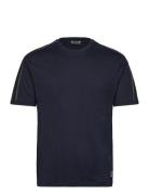 T-Shirt Tops T-shirts Short-sleeved Navy EA7