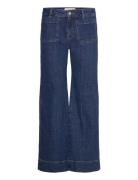 Sw007 St Monica Low Bottoms Jeans Flares Blue Jeanerica