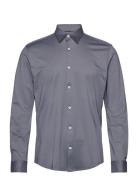 P-Roan-Kent-C1-233 Tops Shirts Business Navy BOSS